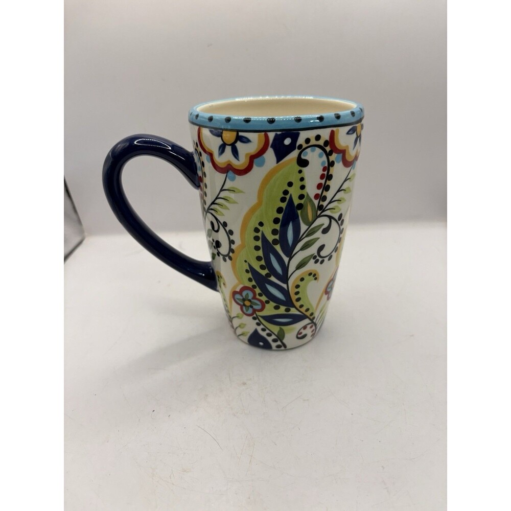 Espana Lifestyle Tabletops Unlimited  “Bocca” Tall Coffee Mug  6”